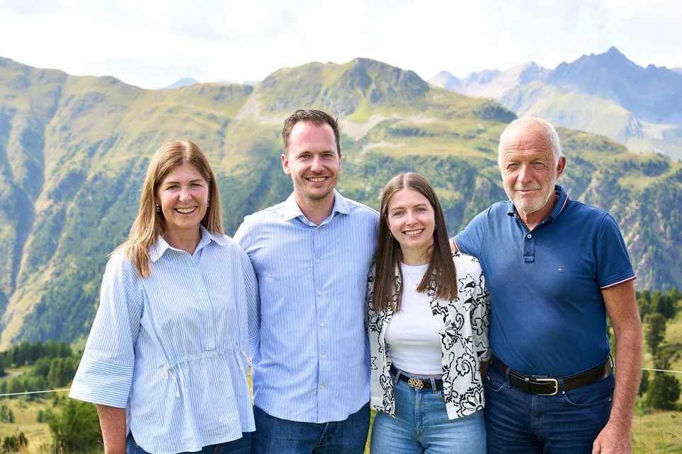 Familie Jehle heute – Daniela, Michael, Madeleine und Helmut