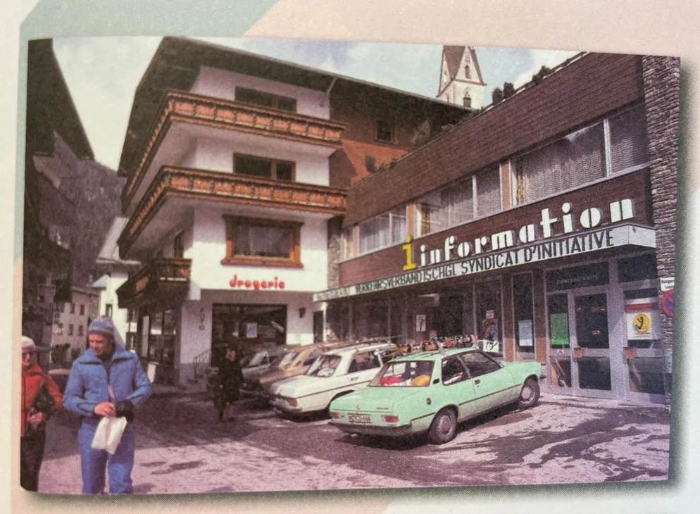 Ischgl Ortszentrum in den 1960er Jahren