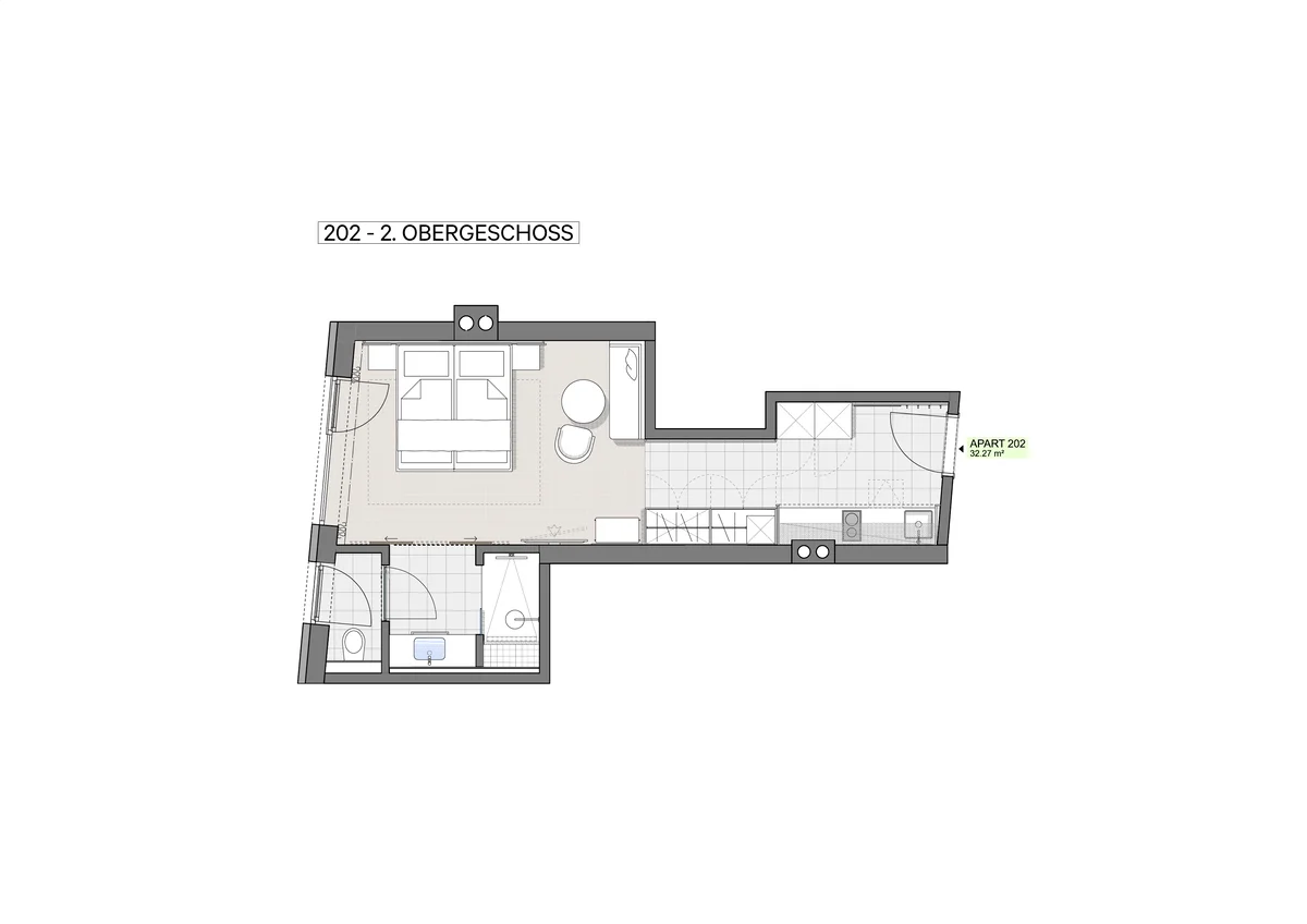 Grundriss Apartment Classic Ischgl